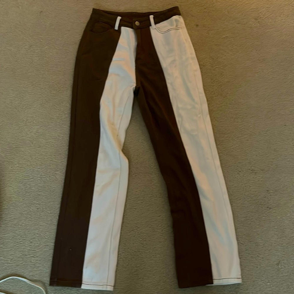 shein two colored jeans